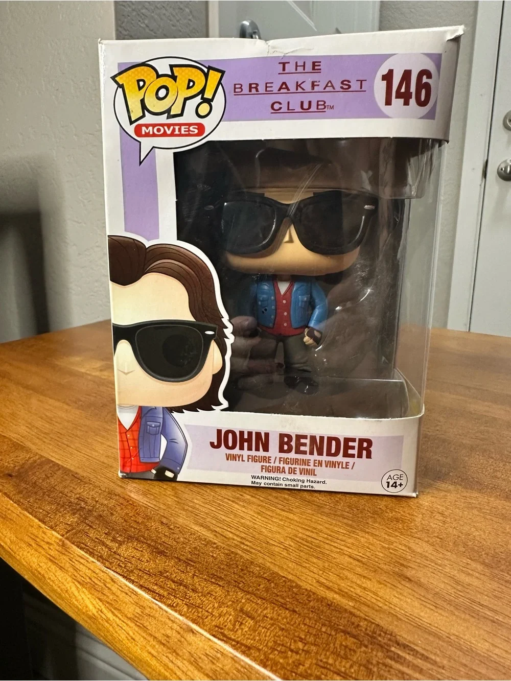 Funko Pop! John Bender Figure with Red, Blue, Black - Picture 1 of 3